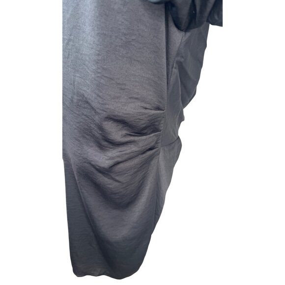 2/$30 NWT Choosy Size 12 Two-Tone Twist Front  Dress Black & Terra Cotta - Picture 9 of 16